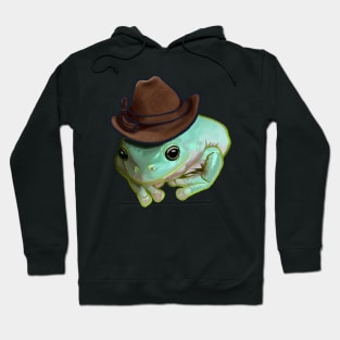 Howdy Howdy Cowboy Frog Funny Halloween Pet Costume Hoodie